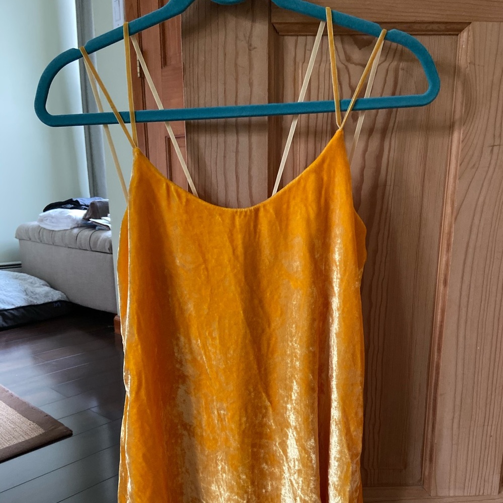 Mini spaghetti strap dress